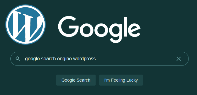 Wordpress Google Search Engine